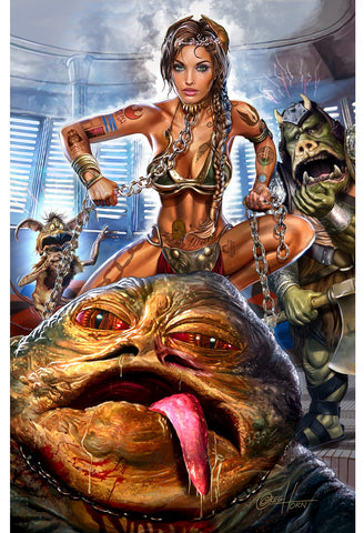 Star Wars Slave Leia Fan Art